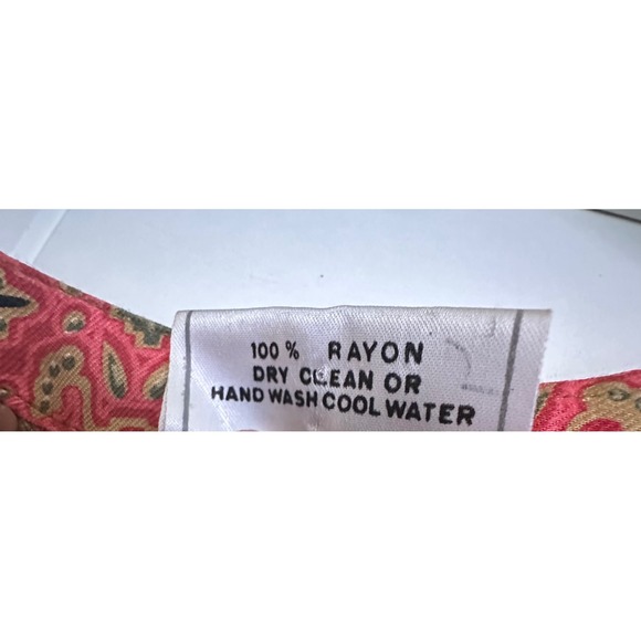 WE BE BOP Womens Rayon Patchwork Button Up Blouse Top Made in Indonesia Size XXL - Picture 6 of 9